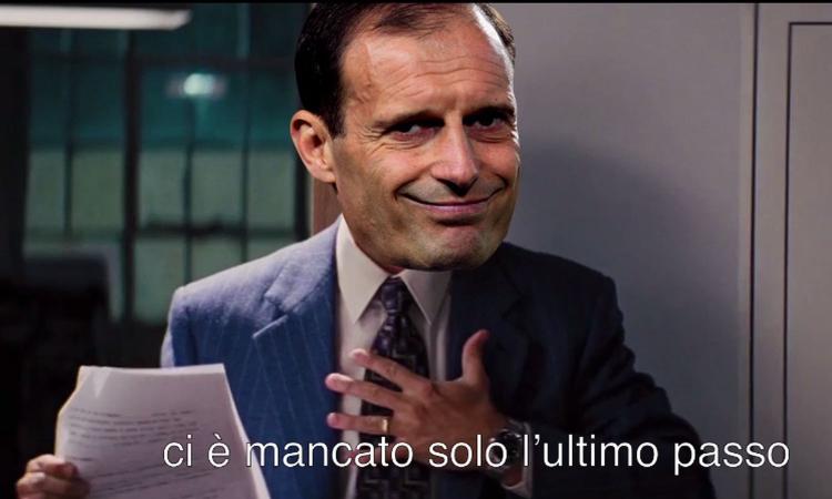 Juve, assalto al Real: Allegri è Di Caprio in The Wolf of Wall Street VIDEO