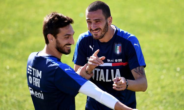 Bonucci ricorda Astori: 'Ovunque tu sarai, non ti dimenticheremo mai'