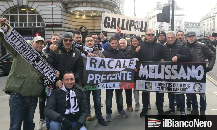 Bianconeri a Londra: dal Salento il club 'Pavel Nedved' di Gallipoli