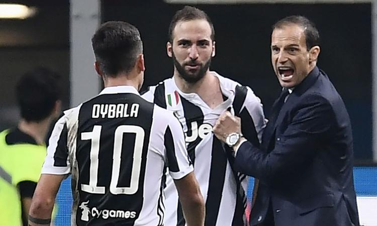 Allegri, polemica con Sky: 'Ma quali schemi? Le partite le vincono i giocatori'