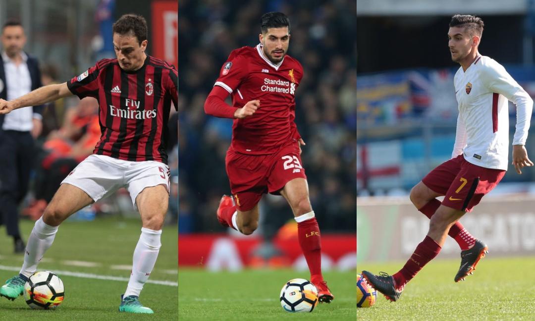 Sale Bonaventura, scende Pellegrini: a centrocampo non solo Emre Can per la Juve