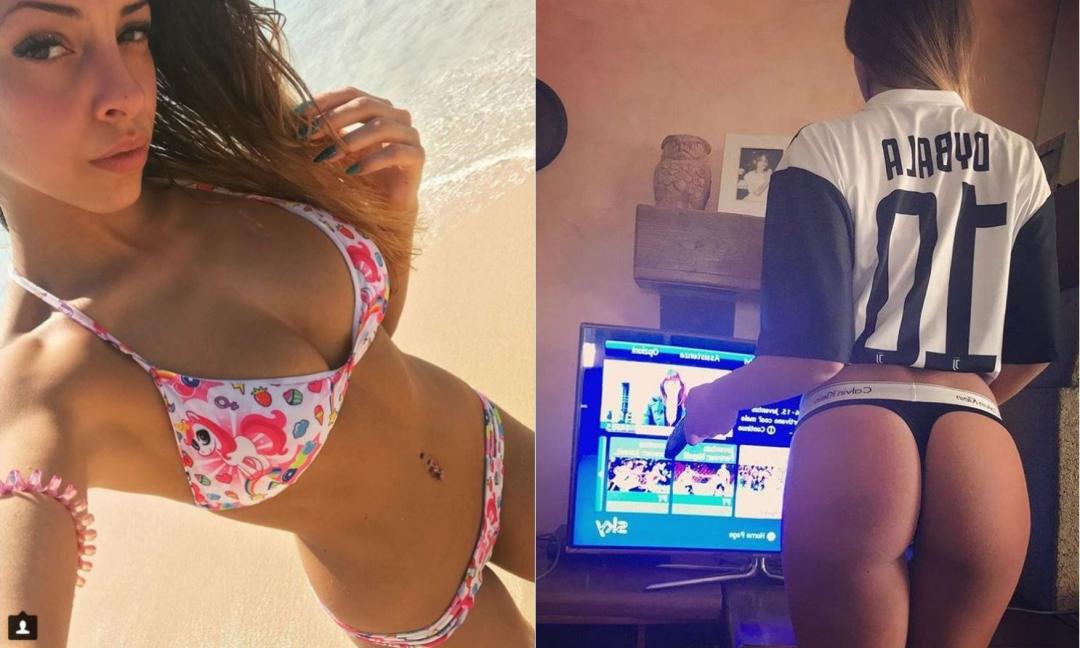 La sexy Roberta si gode il sole pensando alla Juve: tifosi in delirio!