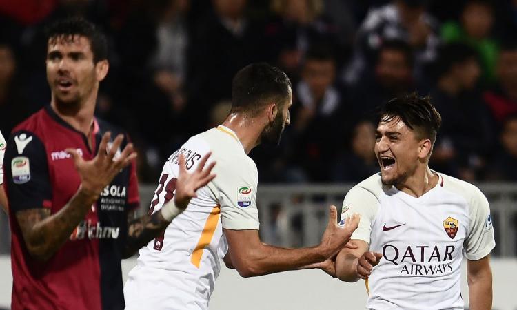 Serie A: alla Roma basta Under, Cagliari nei guai
