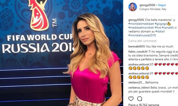 E' Giorgia Rossi il volto dei Mondiali di Russia 2018! GALLERY