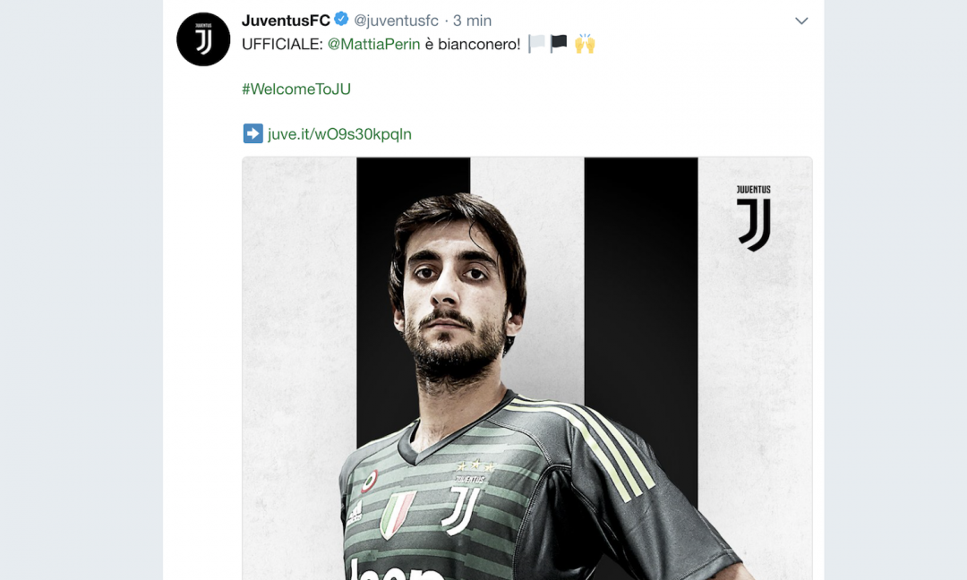 Maglia Juve MATTIA PERIN Maglia Juve MATTIA PERIN