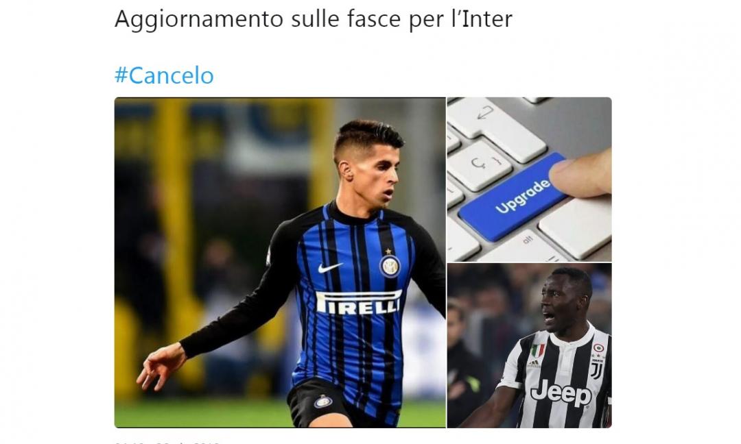 Tifosi Juve: sfottò agli interisti sul web dopo l'acquisto di Cancelo GALLERY