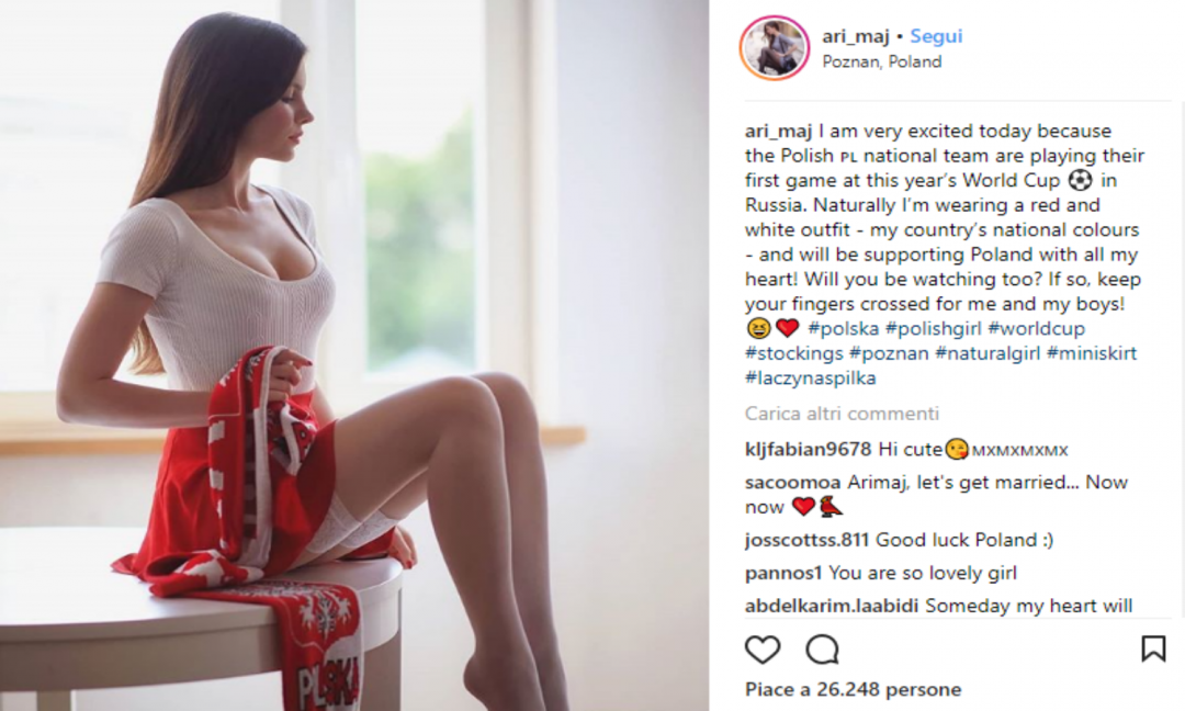 Le gambe più sexy della Polonia tifano per Szczesny FOTO 
