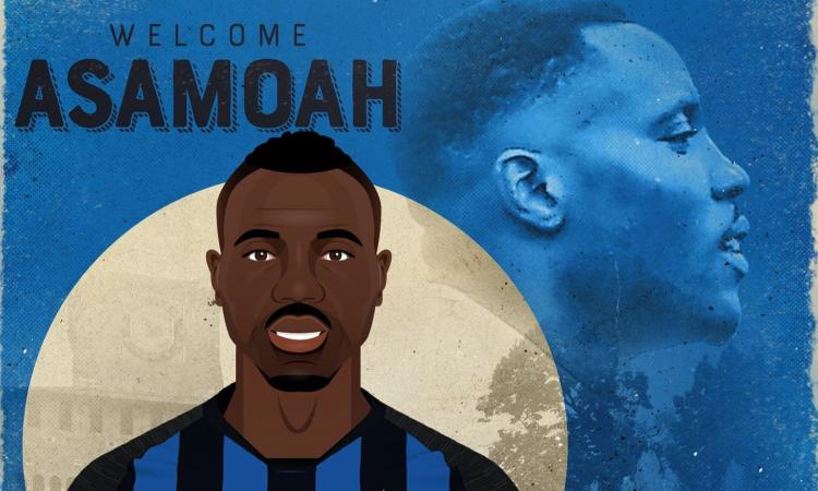 Inter, presentato Asamoah... con lo Scarabeo VIDEO