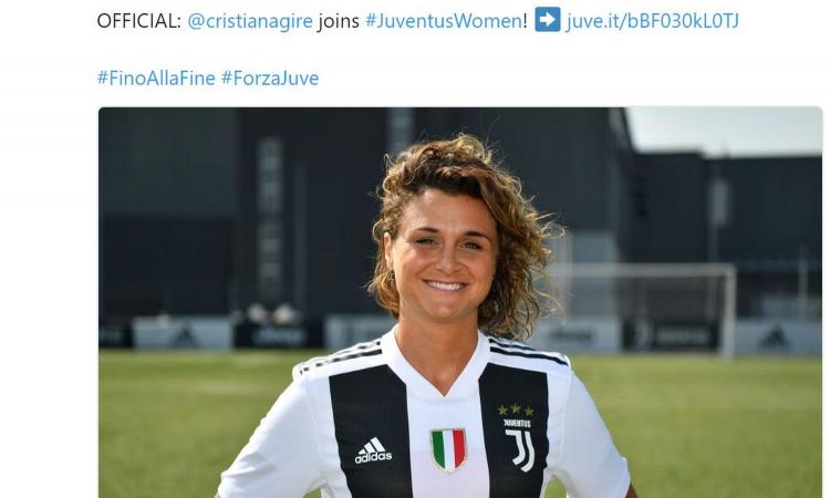 Women, UFFICIALE: Girelli firma con la Juve!