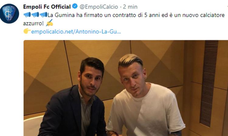 UFFICIALE: La Gumina all'Empoli, Juve sullo sfondo