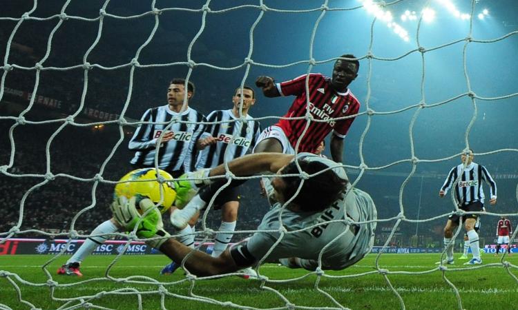 Sette anni fa, il famoso 'gol di Muntari' in Milan-Juve VIDEO