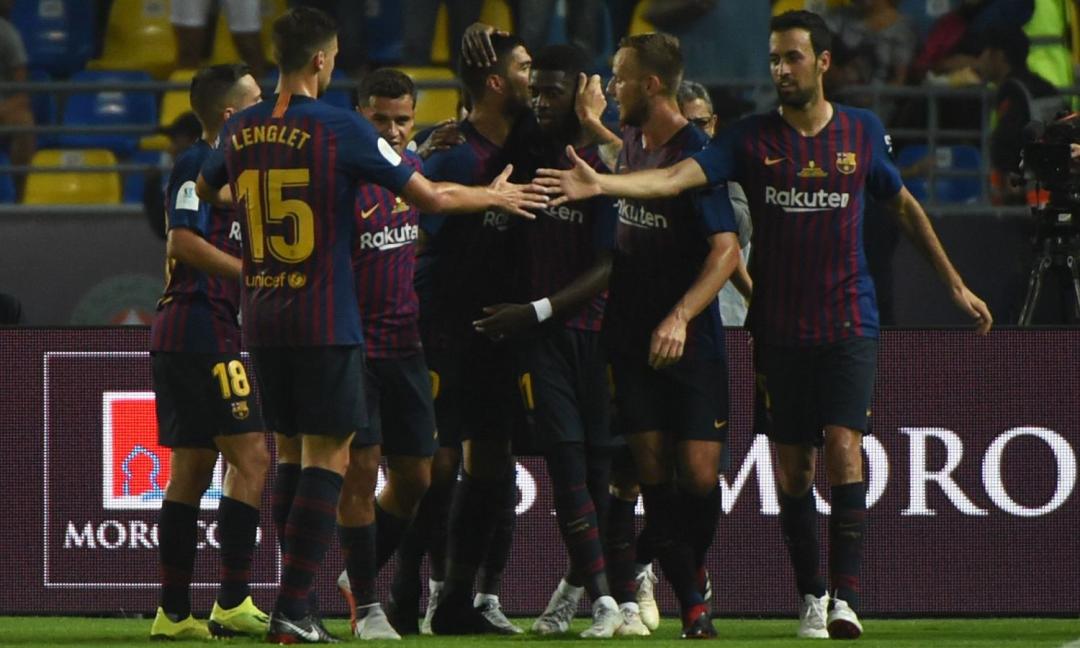 Il Barcellona vince la Supercoppa! Siviglia KO: decide Dembele