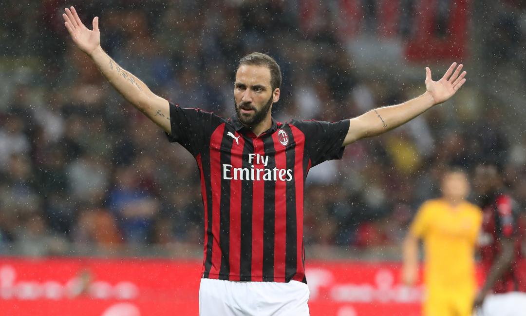 Higuain recuperato: gli indizi dall'allenamento del Milan
