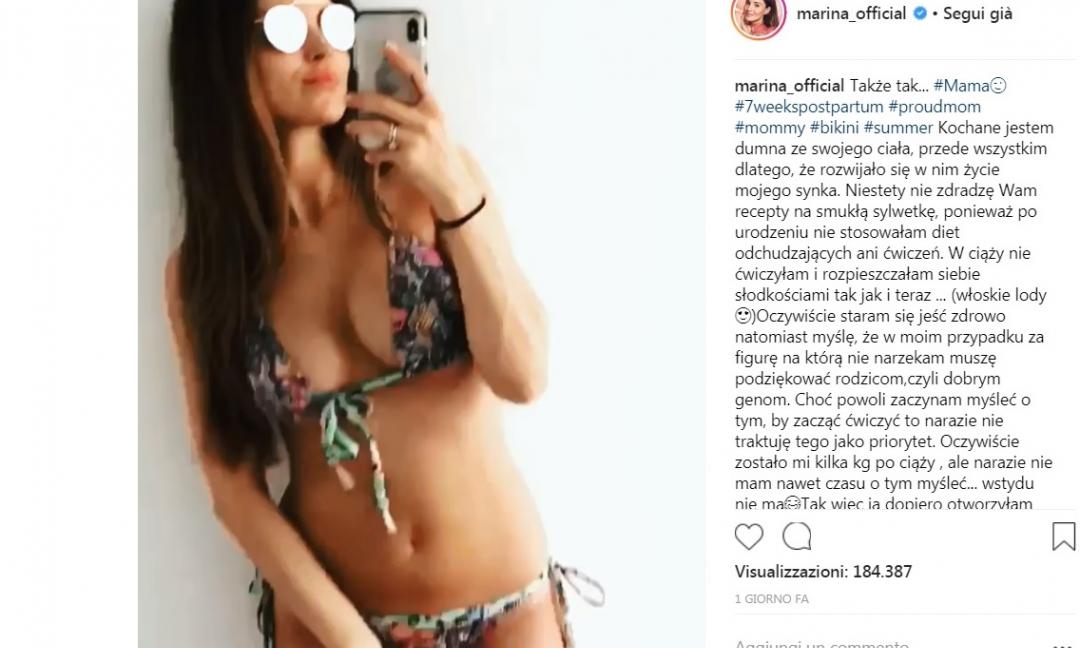 Lady Szczesny, bikini da urlo dopo la gravidanza: 'Ma niente diete' GALLERY