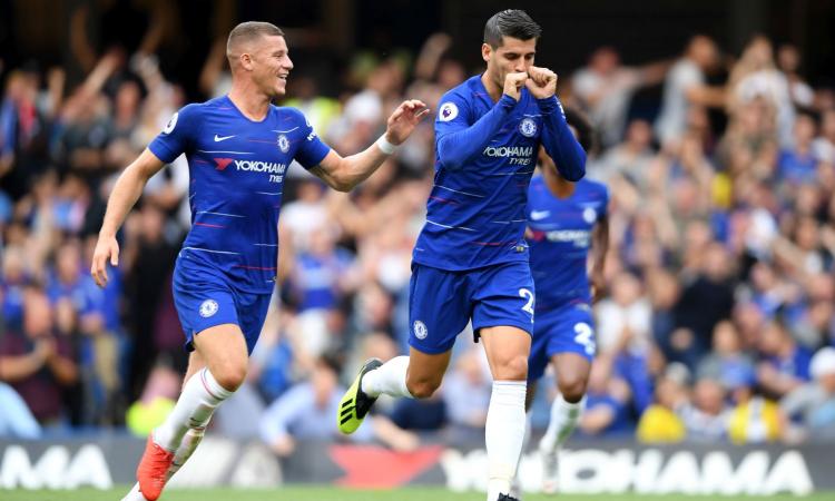 Morata, gol e messaggio alla Juve: ‘E Sarri è meglio di Conte...’