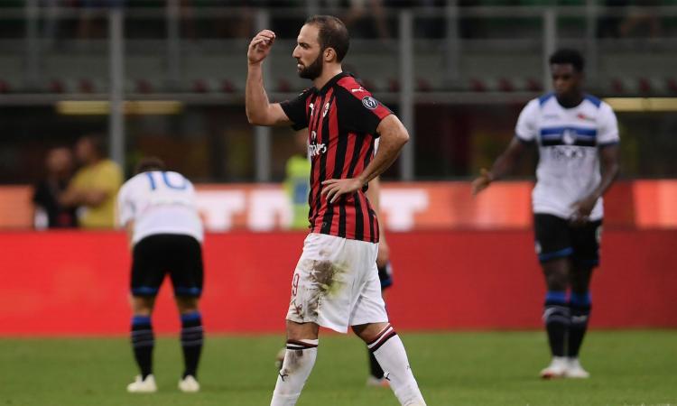 Milan in allarme, problema fisico per Higuain