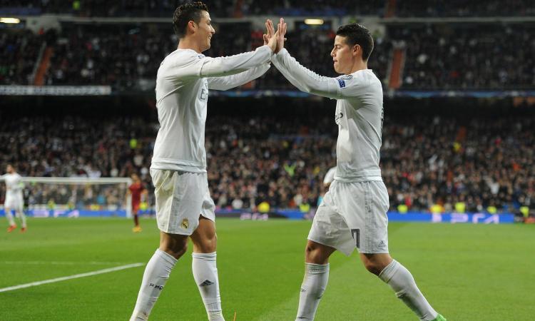 Clamoroso dalla Spagna: Ronaldo vuole James alla Juve! 
