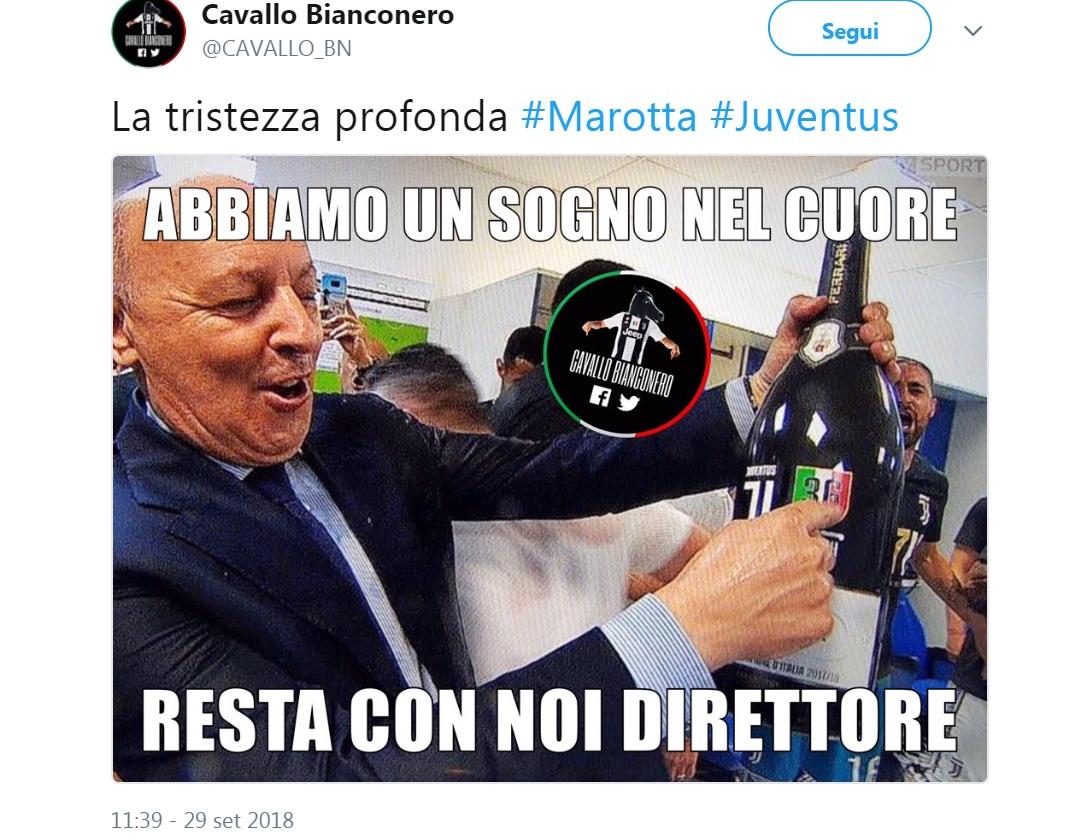 Juve, Marotta: l'addio gela i tifosi, che lo ringraziano sui social GALLERY