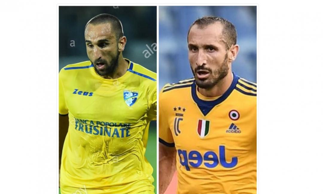 #FrosinoneJuve: Chiellini vs. Molinaro, notata la somiglianza? GALLERY