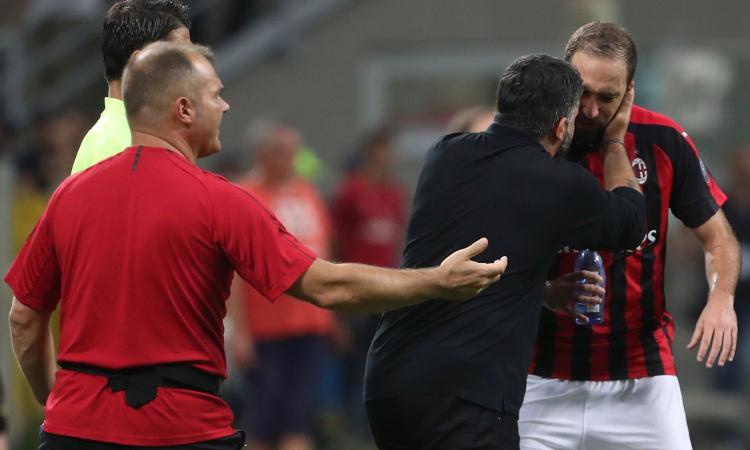 Gattuso: 'Higuain via? Chiedete a Leonardo. Finché c'è...'