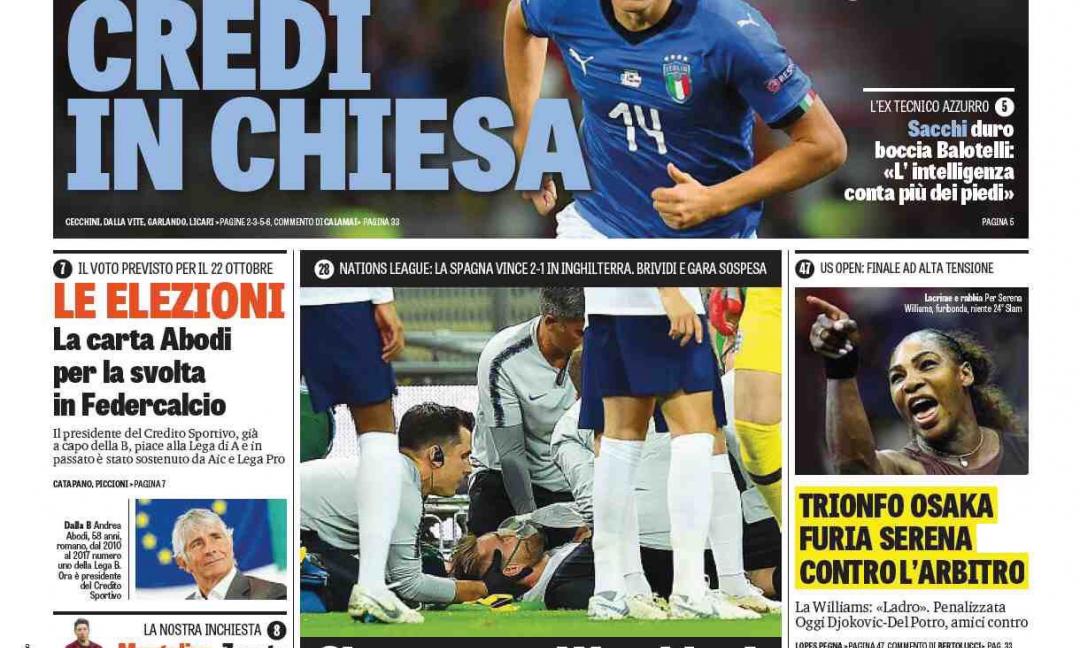 'Juve, il piano di Allegri per Ronaldo': le prime pagine di oggi