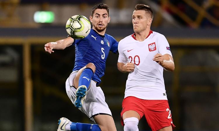 Jorginho salva una brutta Italia: contro la Polonia è solo 1-1