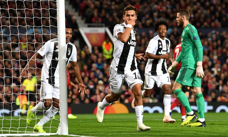 Manchester United-Juve, TOP e FLOP al 45'