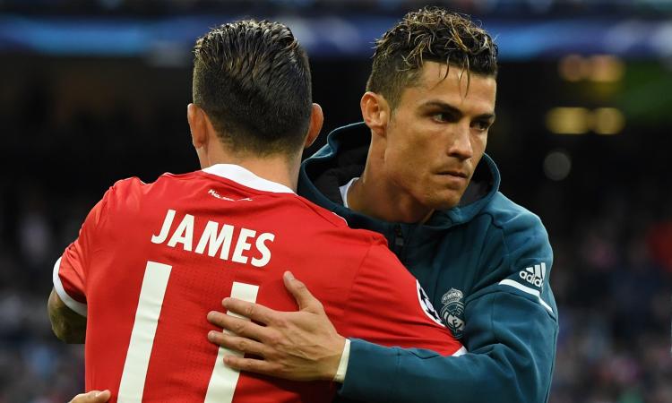 Dalla Spagna: James dice sì alla Juve, Ronaldo l'ha già chiamato