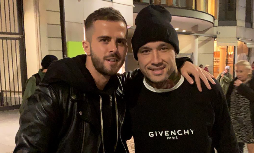 Pjanic, aperitivo con Nainggolan: 'E' sempre un piacere vederti' FOTO