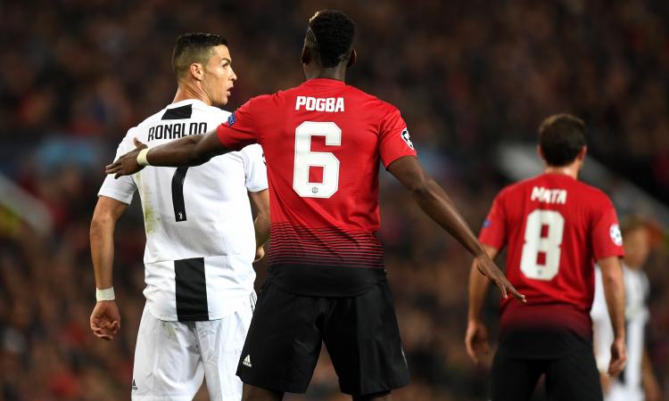 La Uefa: 'Cosa si saranno detti Ronaldo e Pogba?' FOTO