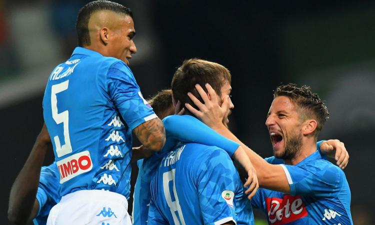 Juve sconfitta, il Napoli esulta su Twitter: 'Siamo gli unici imbattuti'