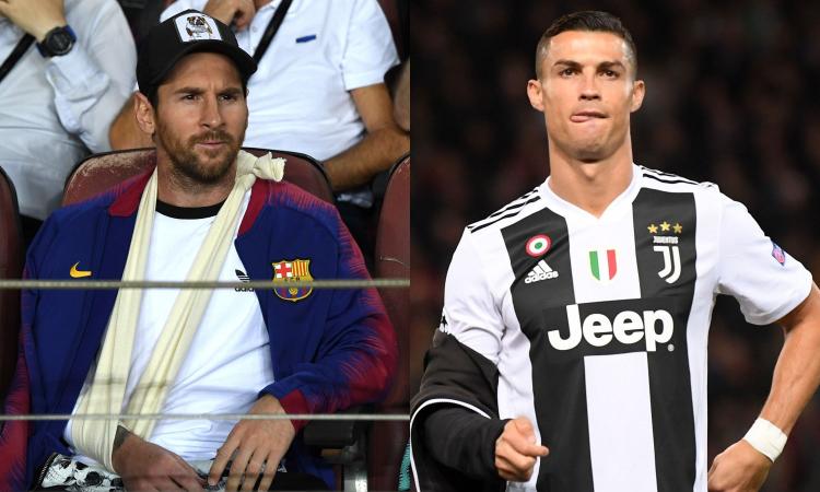 La 'sfida' social di Roma e Barcellona: 'Messi il migliore di sempre' FOTO