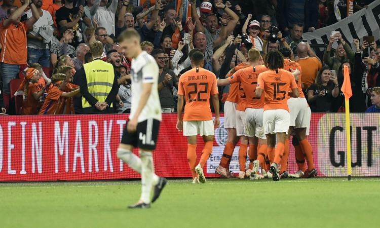 Olanda-Germania 3-0: tracollo tedesco, Emre Can in campo per 60'