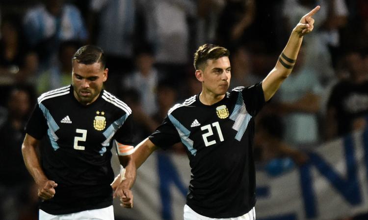 Dybala, primo gol con l'Argentina: la Juve lo aspetta