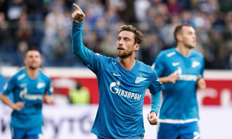 Zenit, infortunio per Marchisio: va in panchina in Europa League