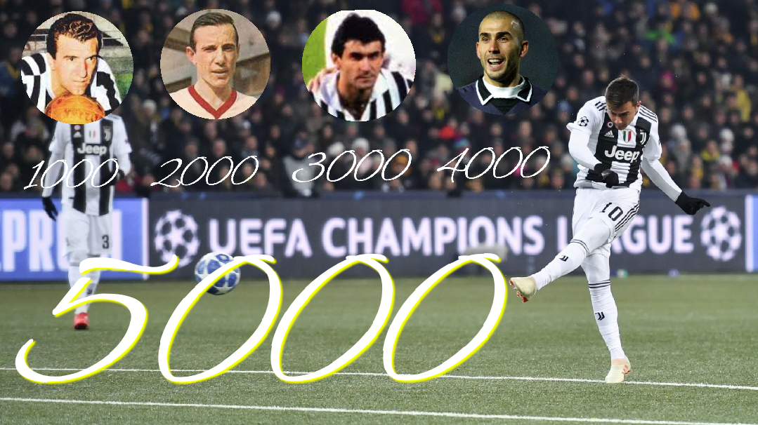 Juve, sono 5000: il gol di Dybala è storico