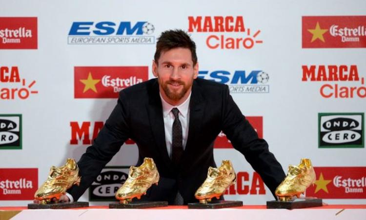 Barcellona, Messi vince la sua quinta Scarpa d'Oro