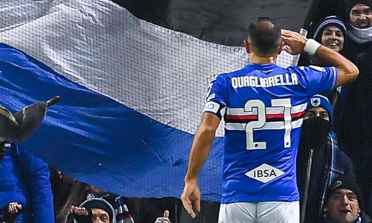 Ds Samp: 'Quagliarella? Non so immaginarlo lontano, spero resti'