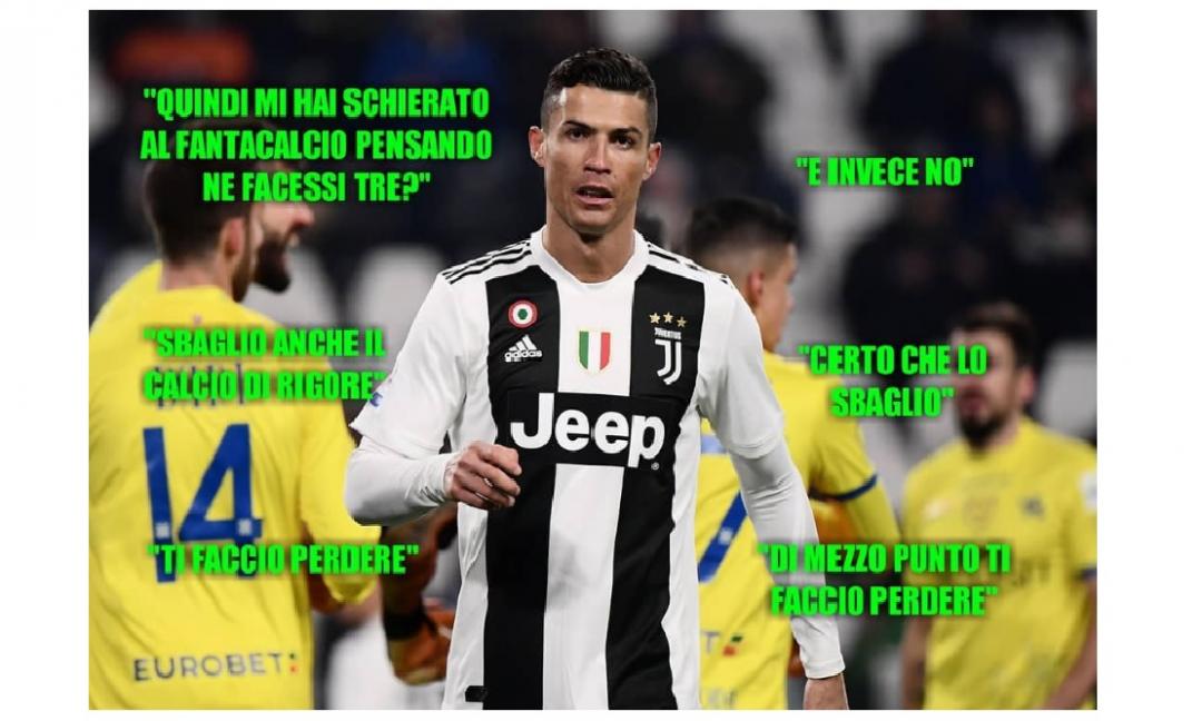 Juve-Chievo: i social si scatenano sul rigore sbagliato da Ronaldo GALLERY