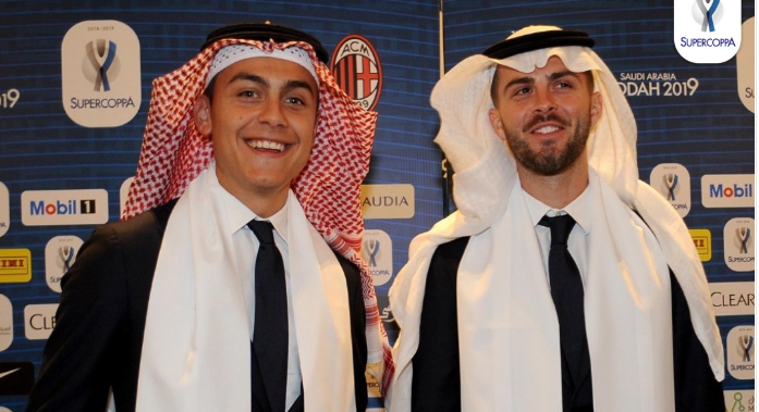 Verso la Supercoppa: Dybala e Pjanic col turbante arabo FOTO e VIDEO
