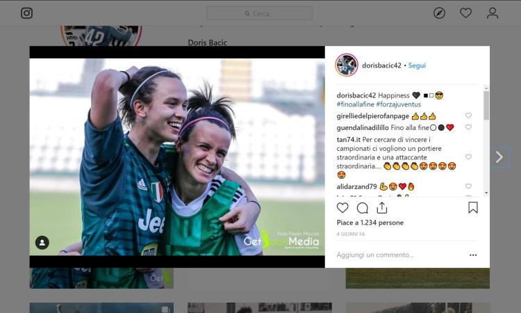 Juve Women, ecco gli auguri a Doris Bacic FOTO