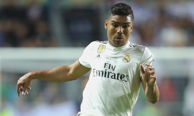 Juve, c'è anche Casemiro a centrocampo