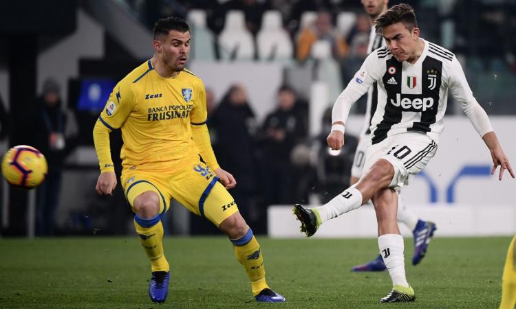 Juve-Frosinone, la moviola: dubbio su un rigore, Cancelo rischia il rosso