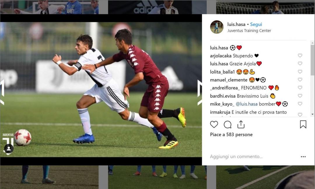 Juve Primavera, lesione muscolare per Hasa: le condizioni