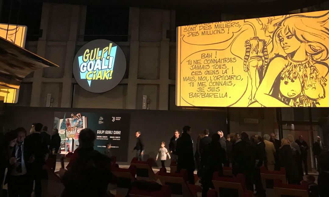 'Gulp! Goal! Ciak!': Juve e fumetti. VIDEO dal Museum, spuntano 3 bianconeri