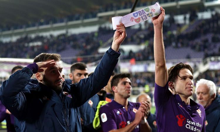 Juve, Chiesa ricorda Astori: 'Per sempre con noi' FOTO