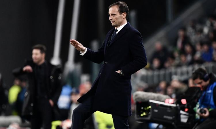Genoa-Juve: Allegri ci ripensa, nell'intervallo boccia la difesa a tre