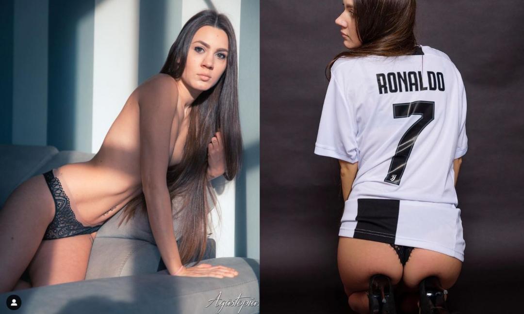 Elisabetta: sotto la maglia di CR7, niente! E i fan impazziscono GALLERY