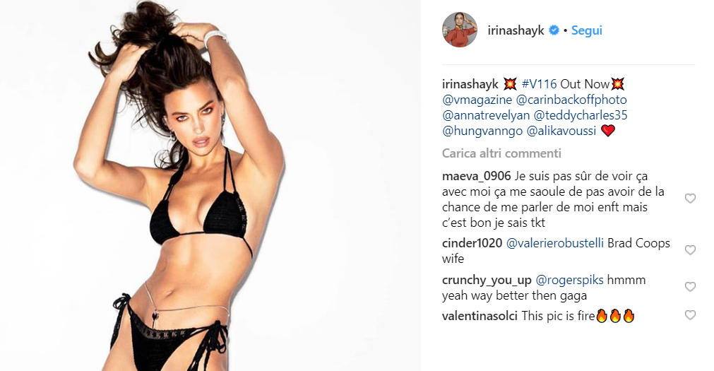 Irina, l'ex di CR7 al centro del gossip: Lady Gaga le porta via Bradley?