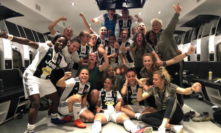 Women, festa nello spogliatoio! C'è la FOTO in stile Juve-Atletico